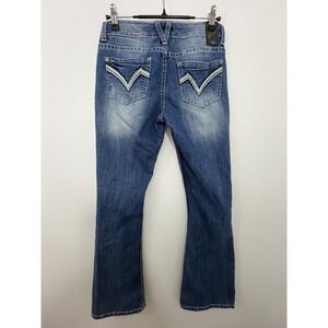 Vanity Dylan Bootcut Jeans Womens 25W 31" Medium Wash Low Rise Blue 5VA510533